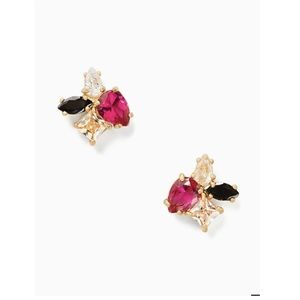 NWT Kate Spade Flying Colors Cluster Stud Earrings Pink Multi